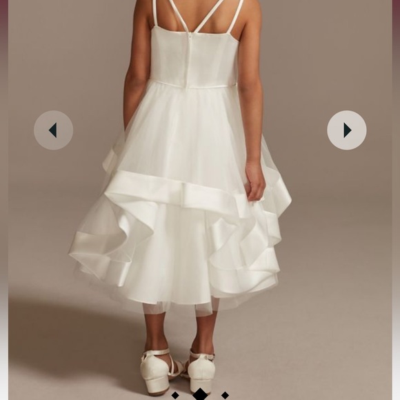 David’s bridal flower girl dress. Girls size 7. - Picture 3 of 6